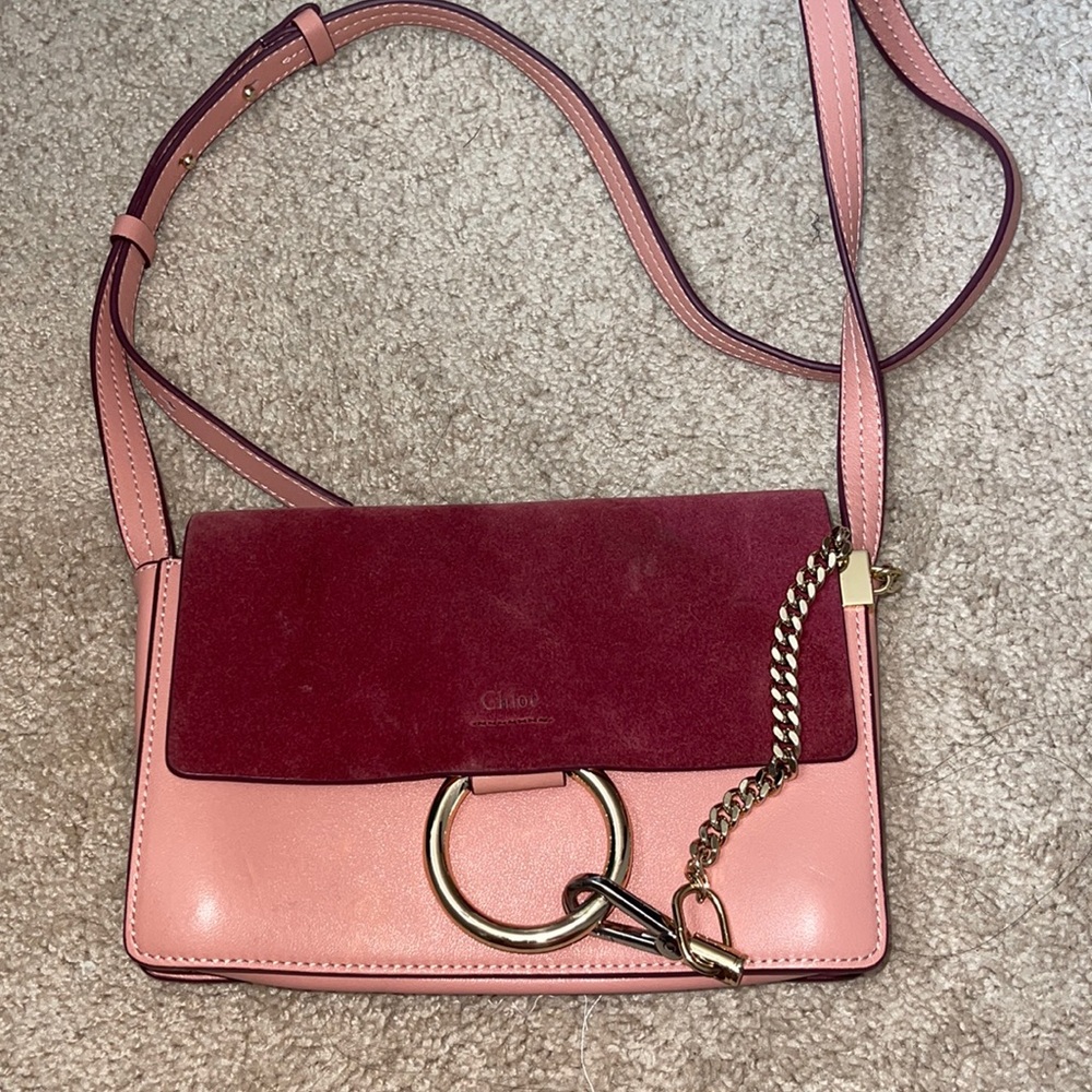 Good condition Chloe suede purse